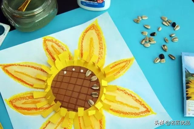 幼儿园向日葵绘本手工制作简单的,向日葵手工diy图片大全大图