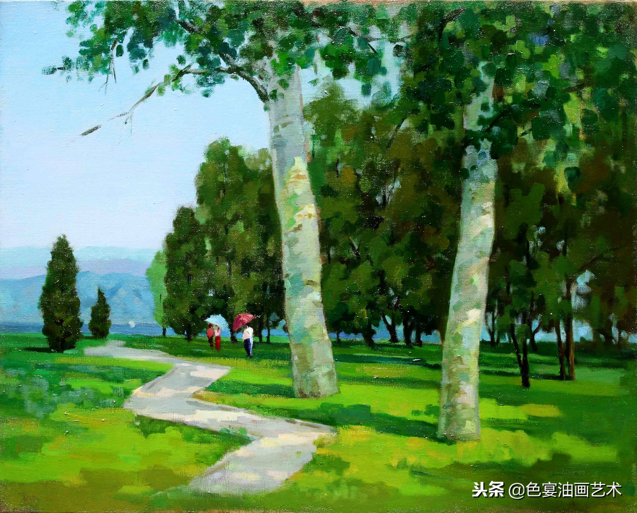 俄罗斯油画大师风景油画教程视频,油画大师油画风景创作教学视频
