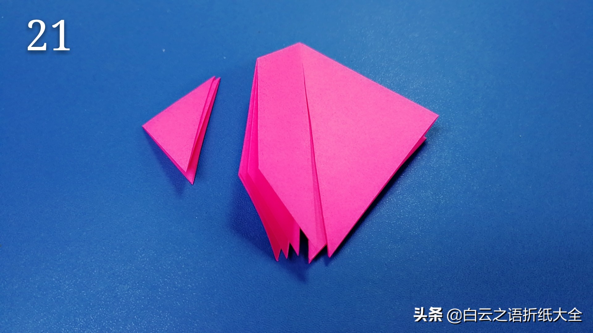 折纸棒棒糖的折纸步骤,可以变形的彩虹棒棒糖折纸慢动作