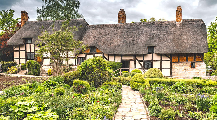 英国斯特拉特福位置,英国莎翁故居