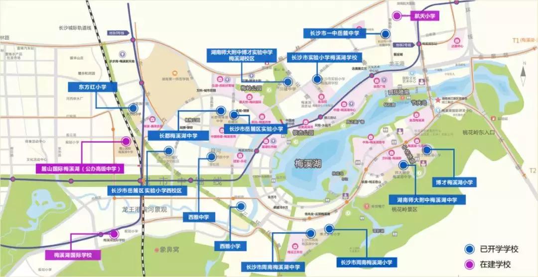 梅溪湖教育资源怎么样,洋湖相比梅溪湖优势