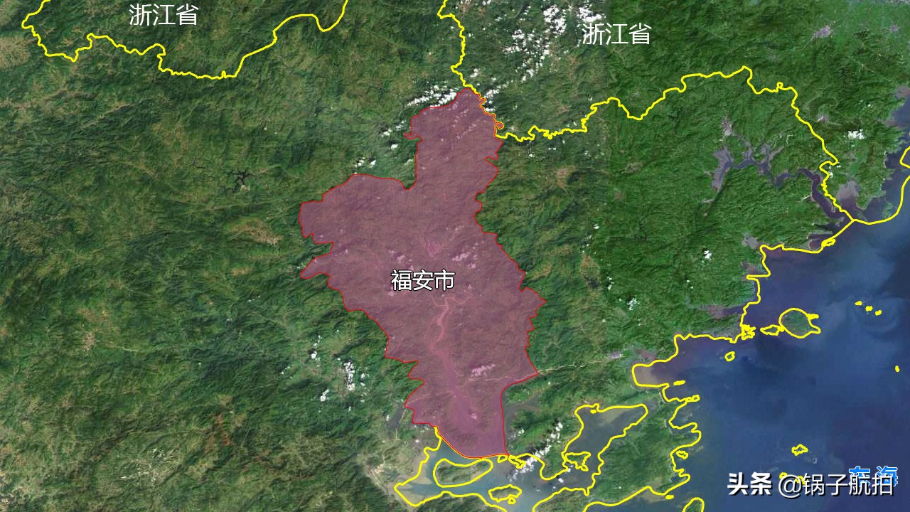 地图福建宁德市,宁德市地势图