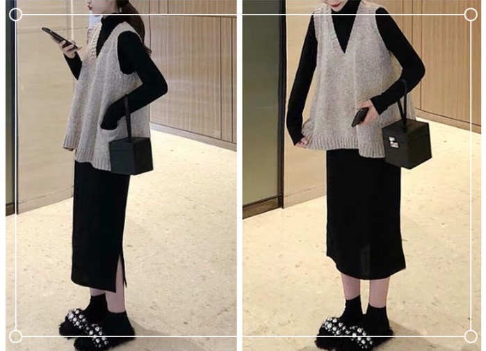 适合孕妇穿的秋款时尚套装原来孕妇也可以这么潮这么美！