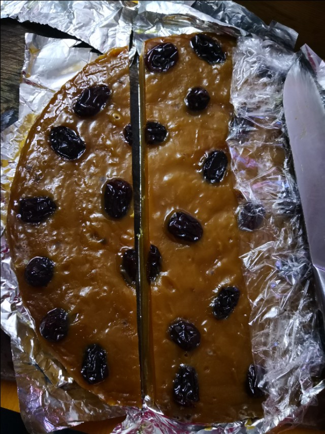 奸商！竟敢在买的糯米粉掺了这么多粘米粉，但油煎却非常成型漂亮