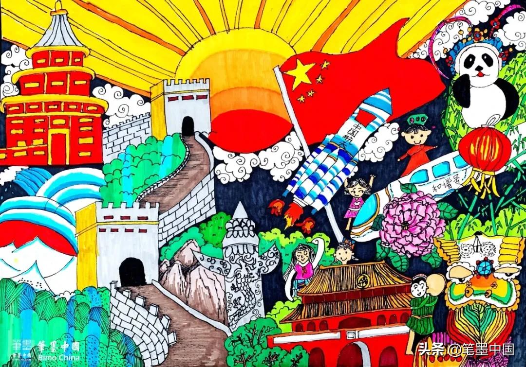 笔墨中国画画大赛作品图片,笔墨中国第五届大赛