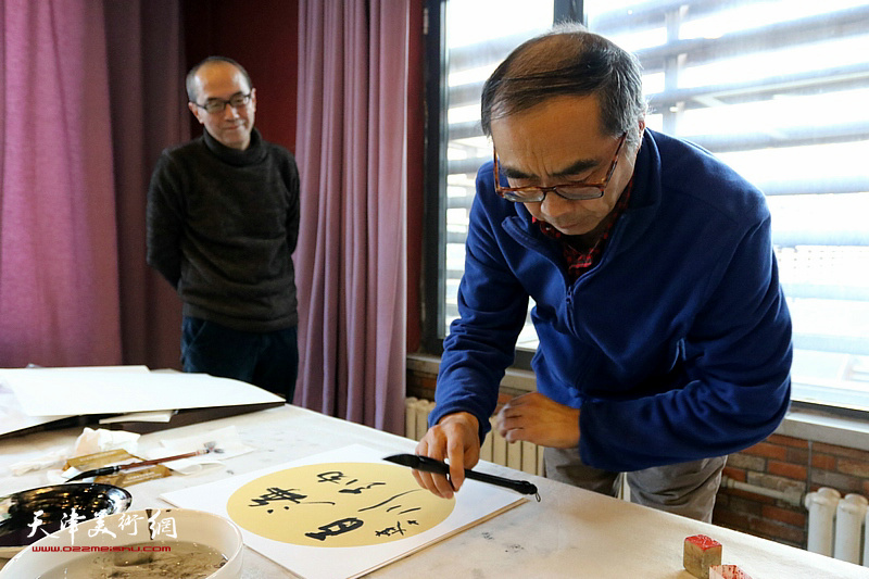 巨龙画院新春团拜活动在江泽福轩大饭店举行