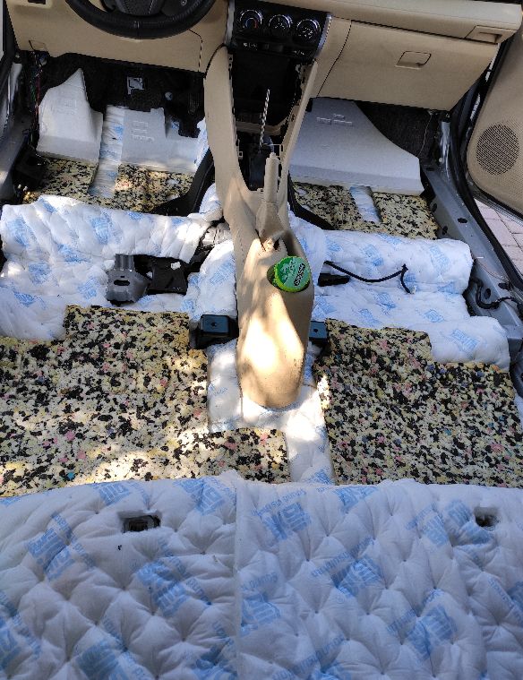 丰田威驰全车隔音多少钱,威驰四门隔音教程