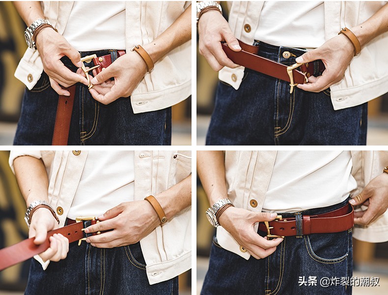 什么样的咔叽腰带才能让你显得既霸气又尊贵？一秒解扣，手到擒来