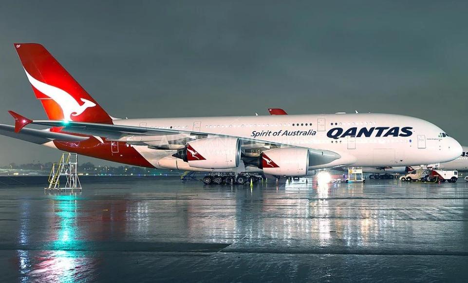 澳大利亚航空a380降落香港,澳大利亚航空a350-900