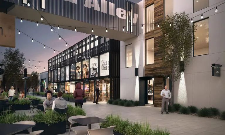 集装箱商业街新模式国外,全球最大集装箱购物中心