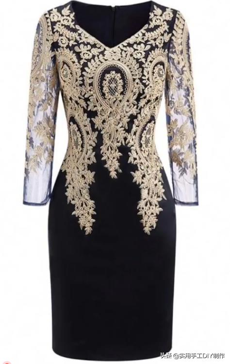 春天的手工白色蕾丝连衣裙,布艺蕾丝连衣裙