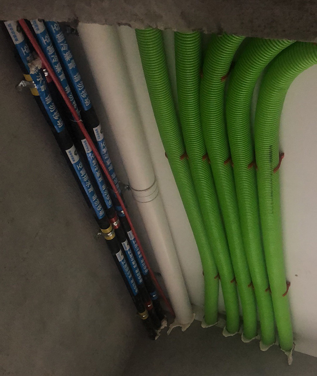 「华南城中园33号楼」住宅地暖/采暖+新风系统+中央空调设计安装