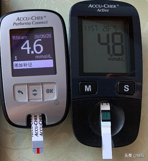 看10个手指测血糖结果,老年人用血糖仪测11个血糖