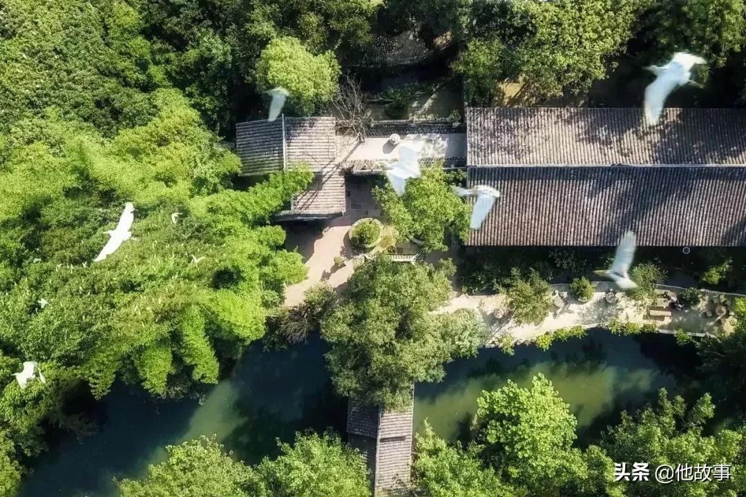 人间仙境般的世外桃源庭院,原始森林自建世外桃源