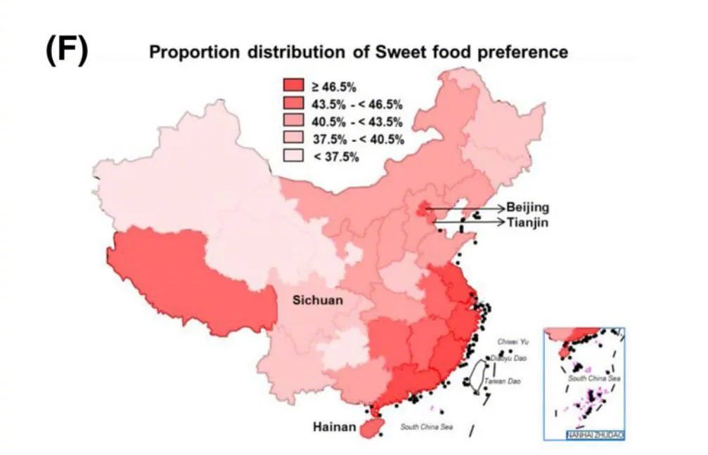 中国的饮食与疾病,首张国人饮食与疾病地图