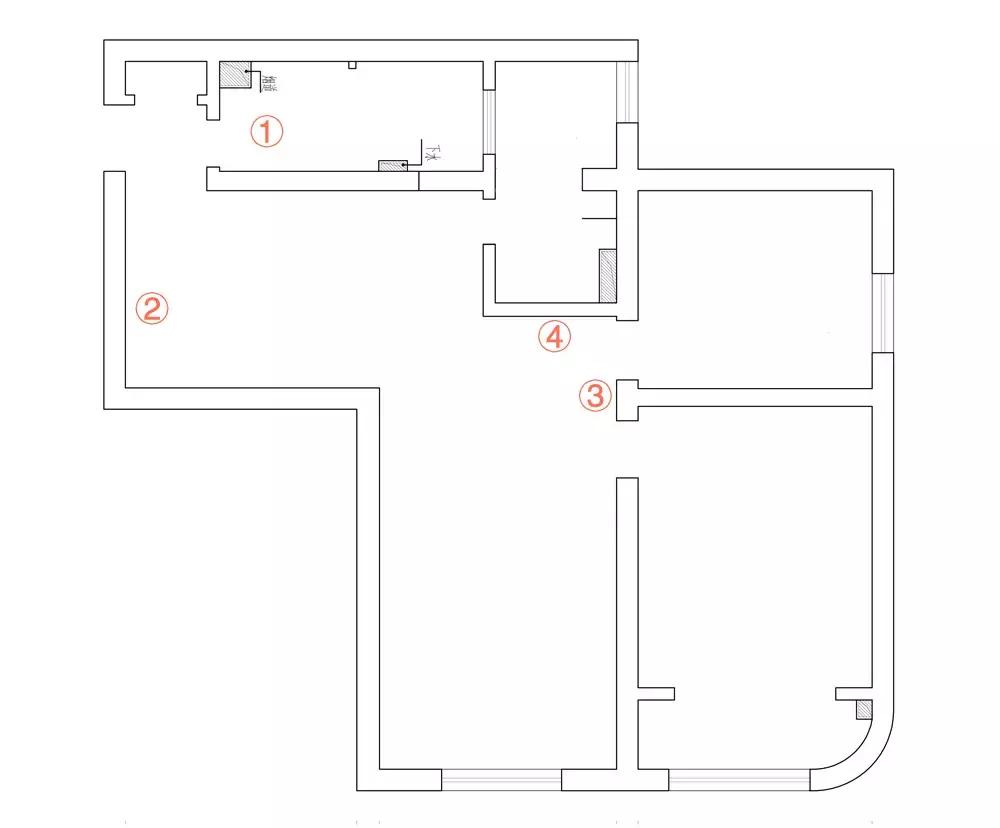 42平米一室一厅小户型巧妙设计,22平方主卧衣帽间内卫一体