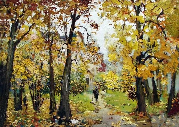 西欧大师画家的风景油画作品,卢卡斯风景油画作品