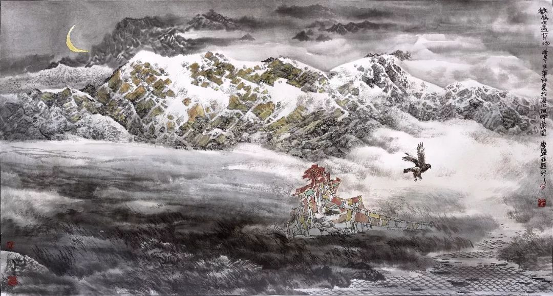 当代中国画名家作品欣赏,水墨丹青当代中国画名家