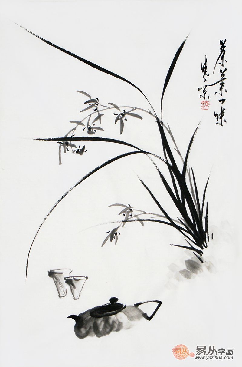 中国画梅兰竹菊四君子赏析,梅兰竹菊国画作品欣赏图文