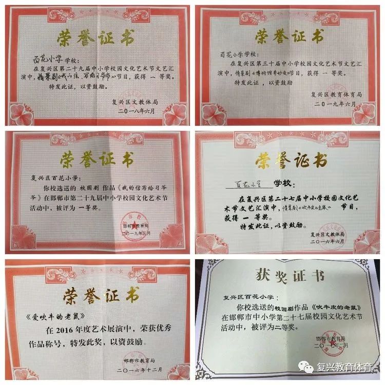 邯郸市复兴百花小学,邯郸市复兴区百花小学2018足球