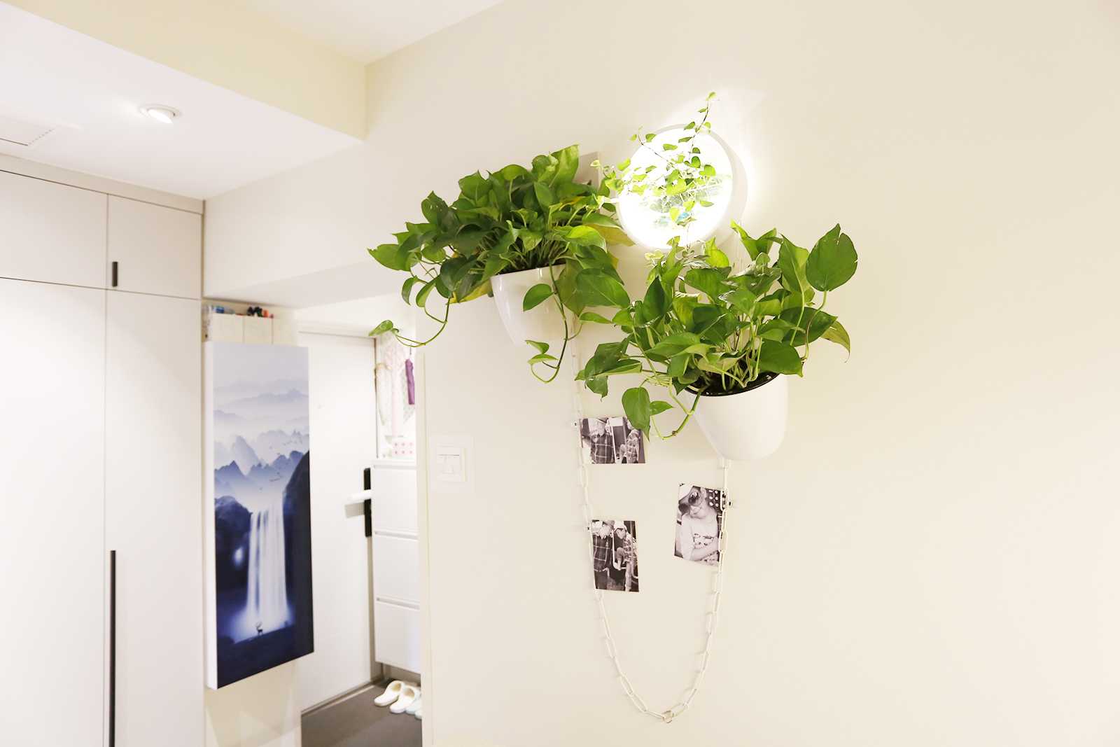 88平双阳台现代简约风格,一室一厅大阳台小户型装修老房子