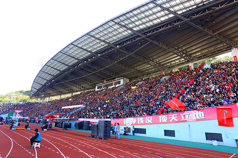 球迷为中国足球现场加油助威,球迷为中国男足呐喊加油