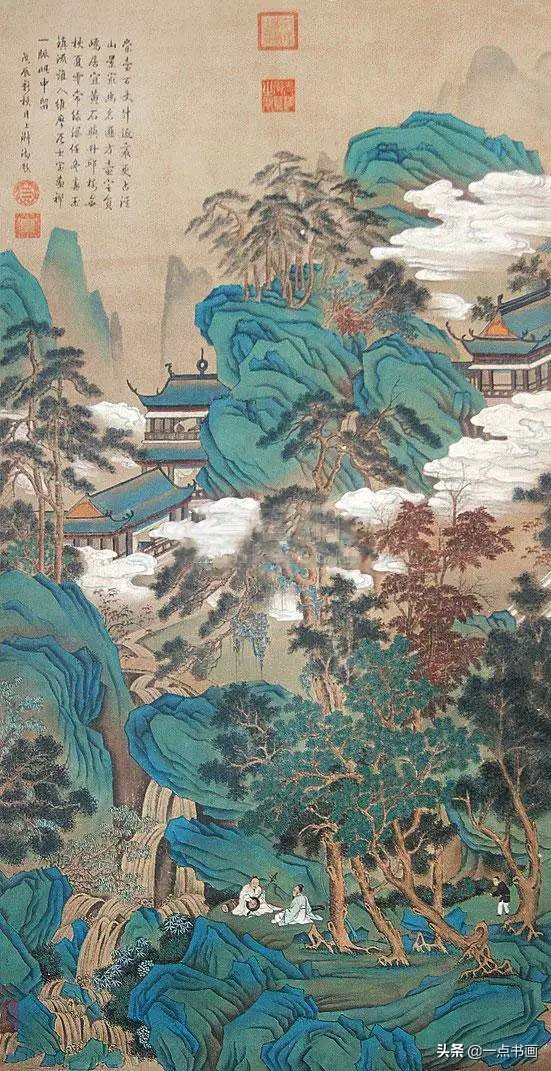 明仇英拍卖60亿的作品,明仇英桃源仙境图临摹