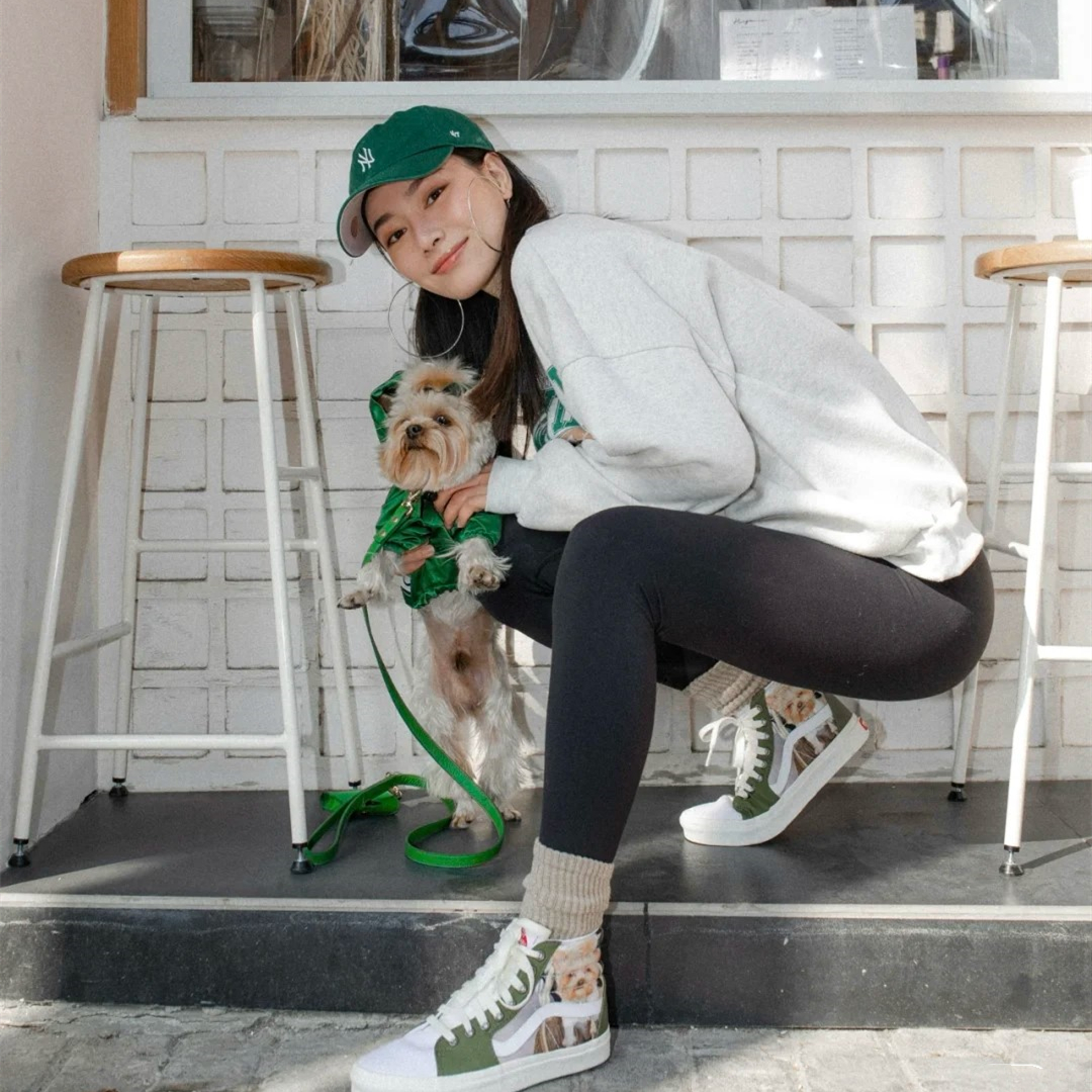 跟着抖音时尚穿搭博主学了一下,跟着博主打卡