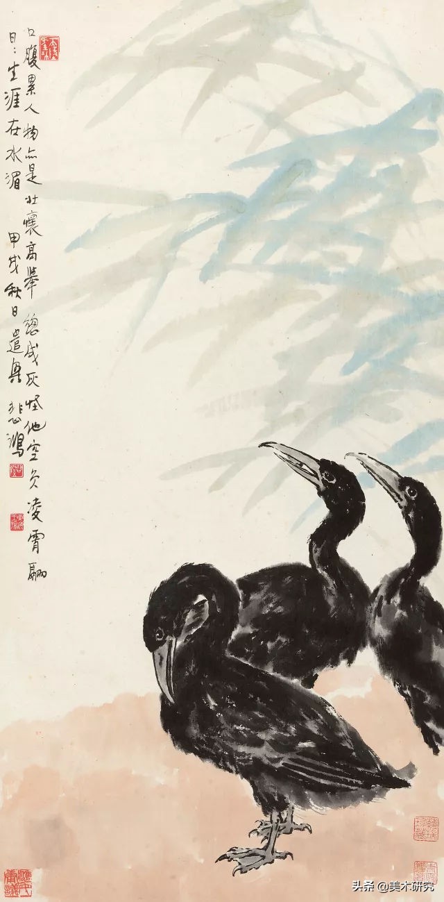 评价刘海粟和徐悲鸿的作品,徐悲鸿与刘海