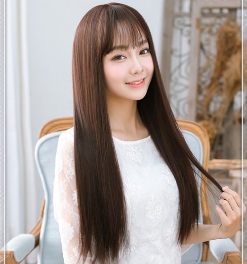 拉直头发怎么才能又蓬松又好看,拉直头发中分好还是斜分好