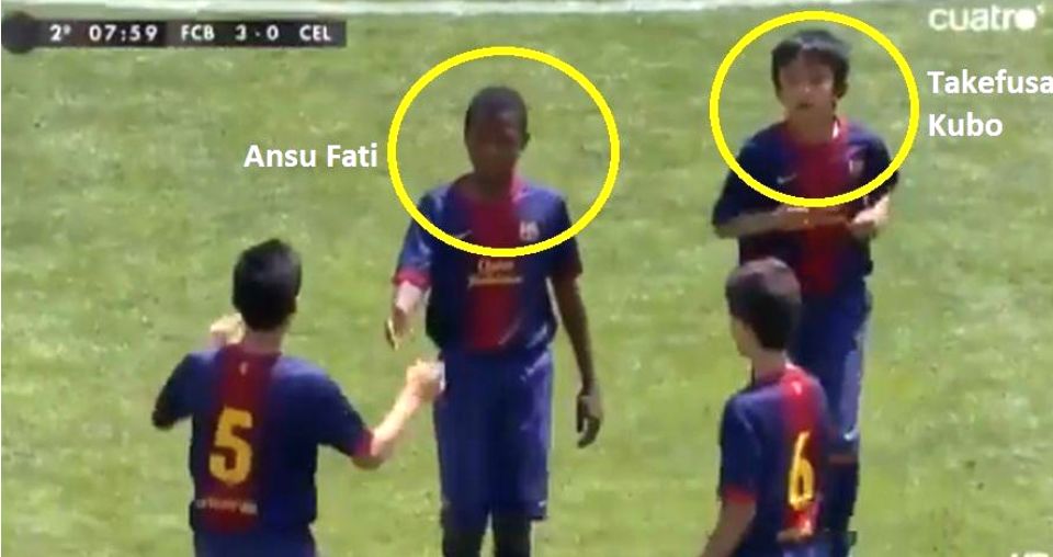 巴萨青训出品17岁小将法蒂首开记,巴萨新16岁天才法蒂踢什么位置