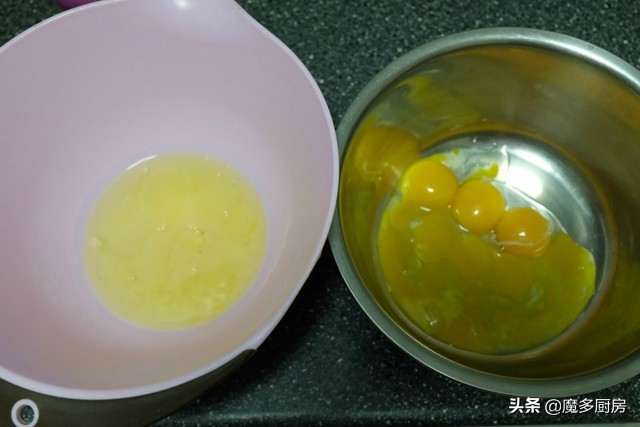 不用面粉做蛋糕只用鸡蛋和牛奶,低糖蛋糕的做法烤箱