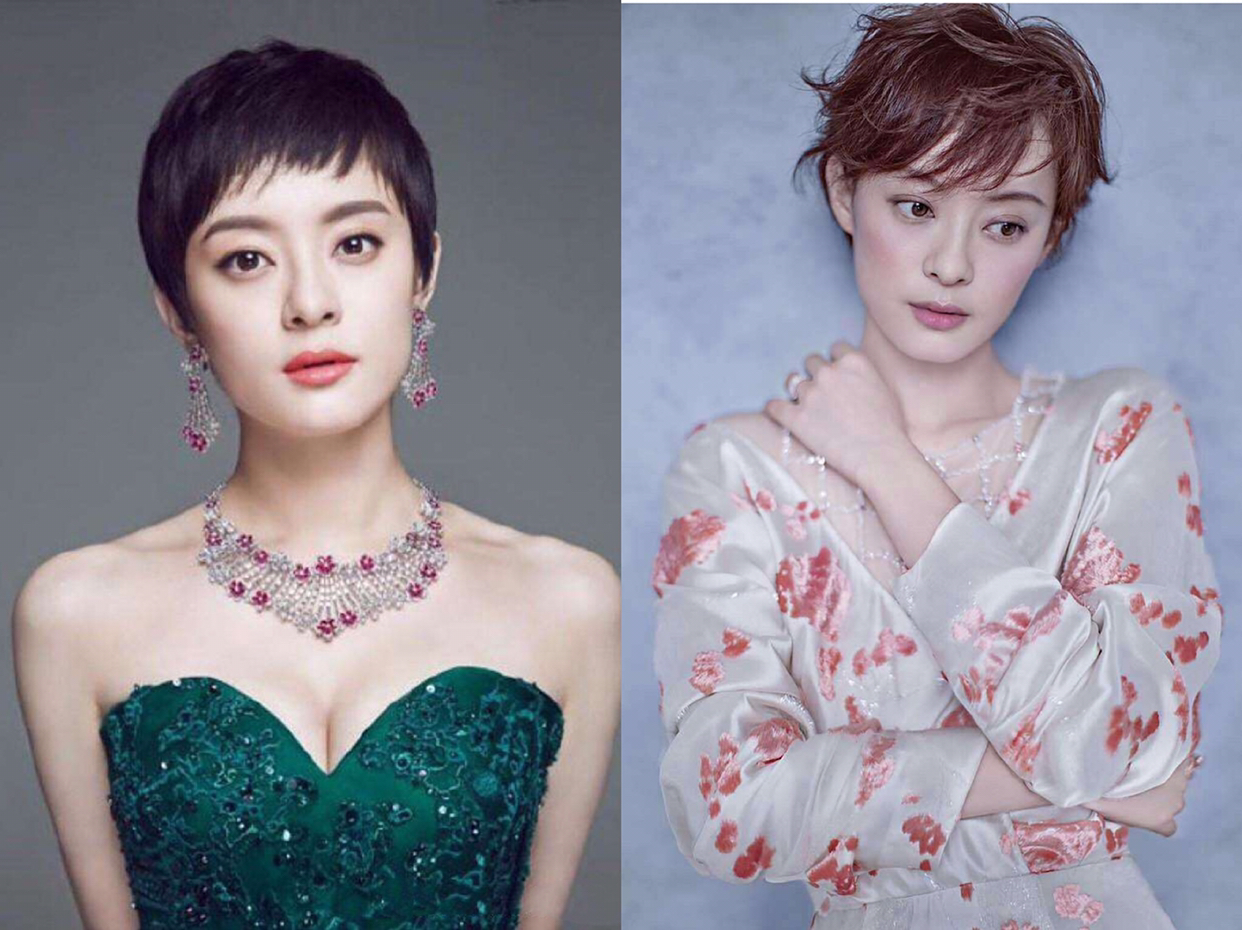 圆脸适合的短发发型孙俪,方脸适合的发型短发孙俪