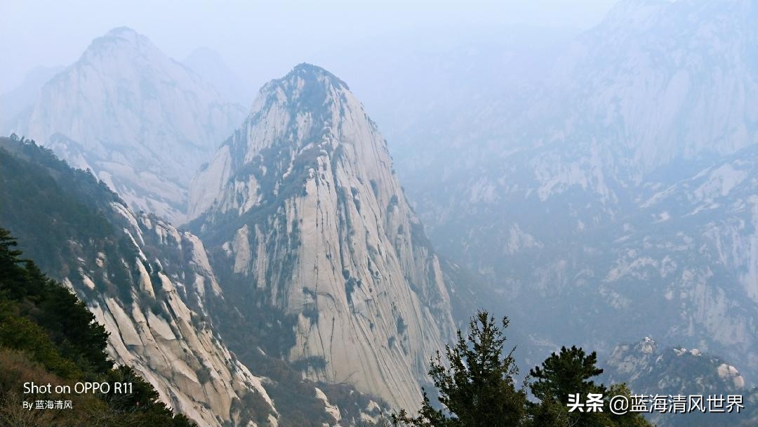 华山一日游登山路线攻略图高清版,华山一日游详细路线攻略