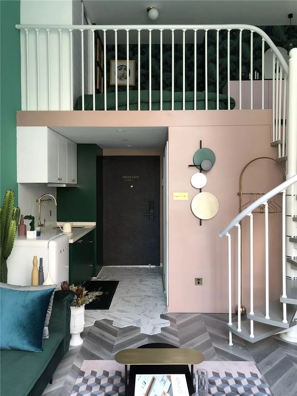 小户型客厅挑高如何利用空间,挑高空间商住两用