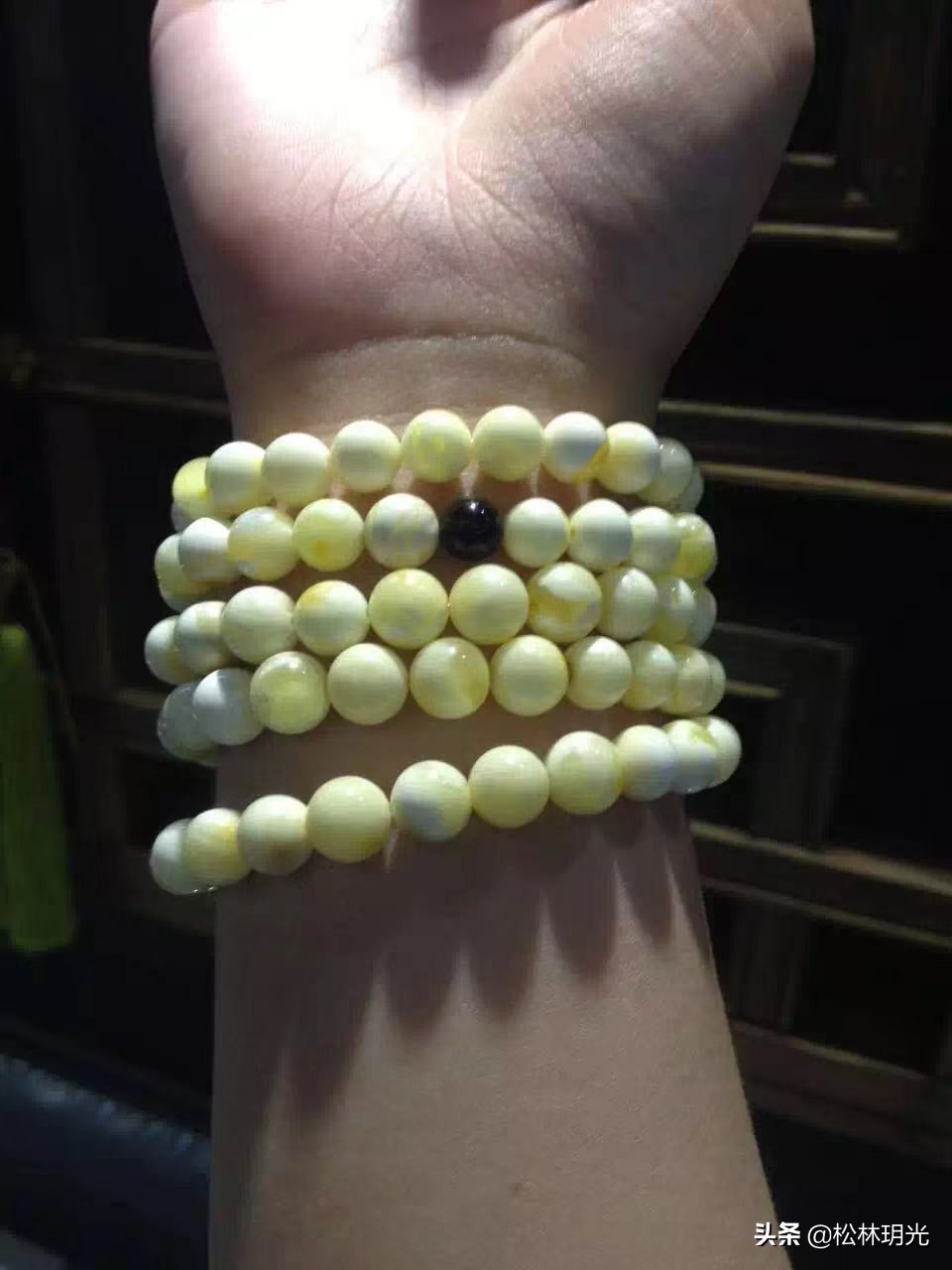 算盘珠手串可以配直切珠吗,足金算盘珠配直切珠