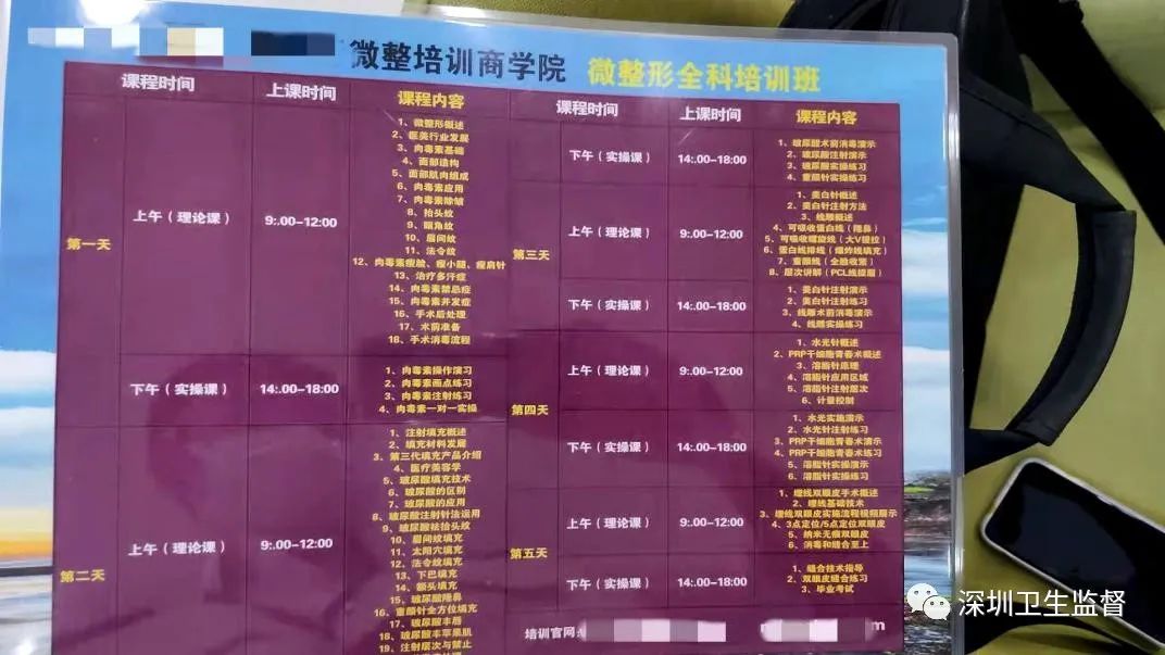 “五天速成微整形全科培训”？龙华这家机构栽了！