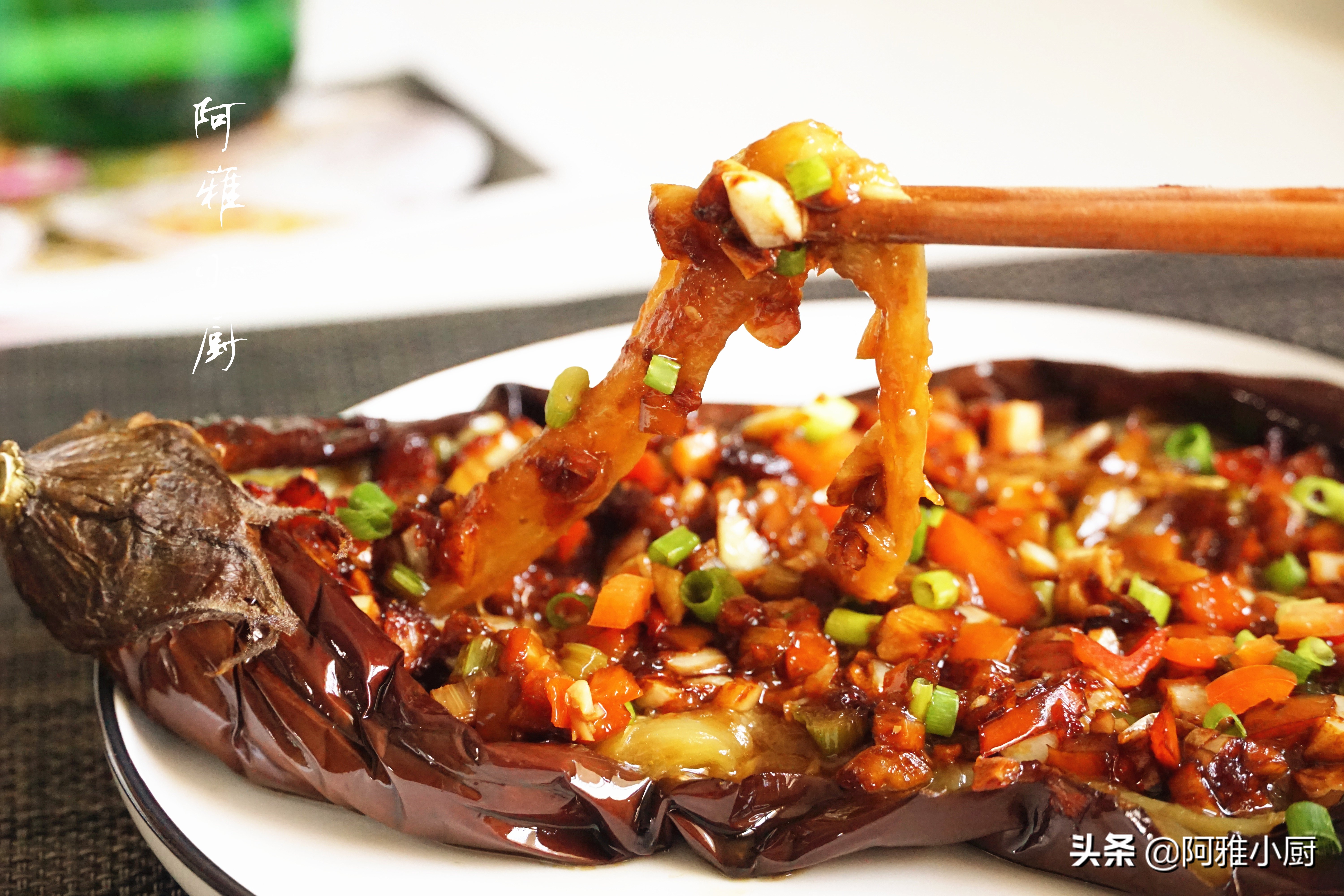 茄子别再油炸了怎么吃,脆皮糖醋茄子的做法色香味俱全