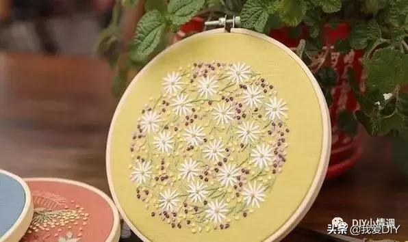 刺绣新手一步一步刺绣花,超详细的漂亮小花刺绣教程