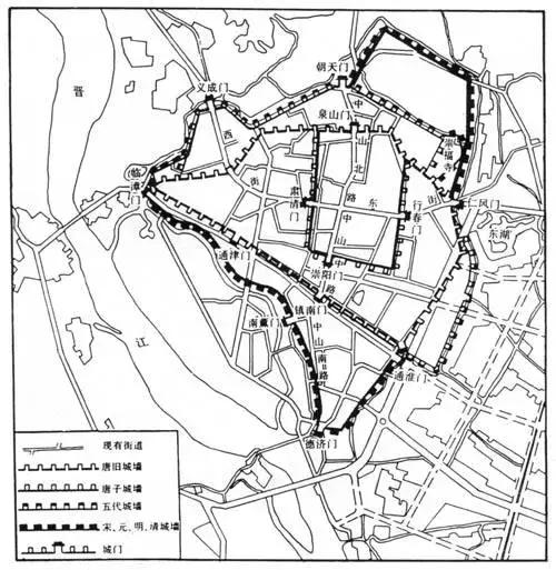 泉州城市历史,泉州城历史变化
