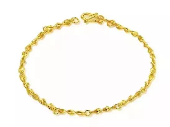 黄金手链diy样式,男士黄金手链样式