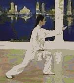 24式太极拳背向带口令慢动作教学,邱慧芳24式太极拳教学视频完整版