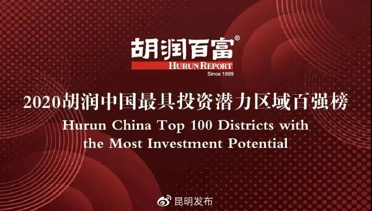 昆明官渡为什么最有潜力,中国最具投资潜力百强名单排名