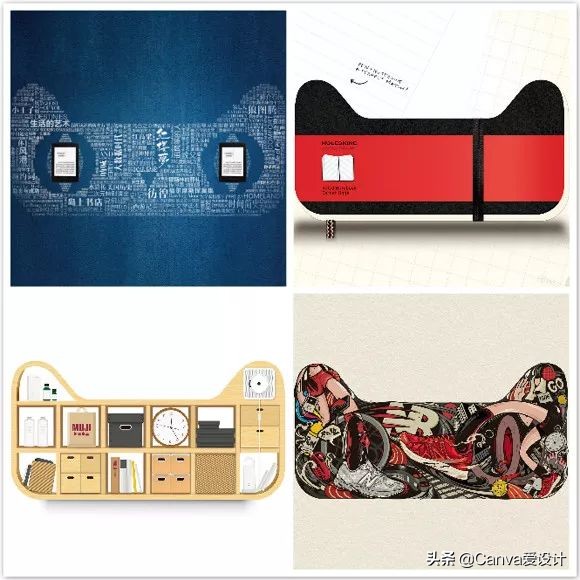 天猫双12的猫头明星海报,天猫双11猫头动画