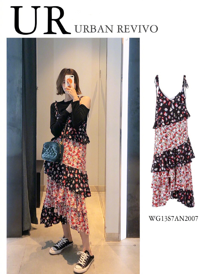 ur黑白格子吊带裙测评,ur吊带裙最新款