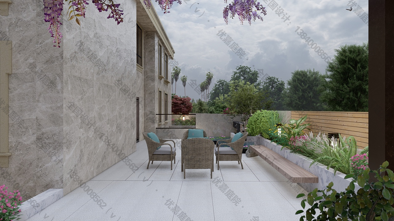 看完才知道这套别墅如此简单,看完院子的感受