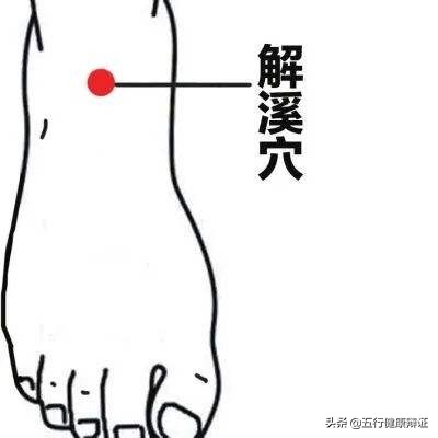 睡前按摩哪有助于排便,清胃火的穴位解溪穴在哪