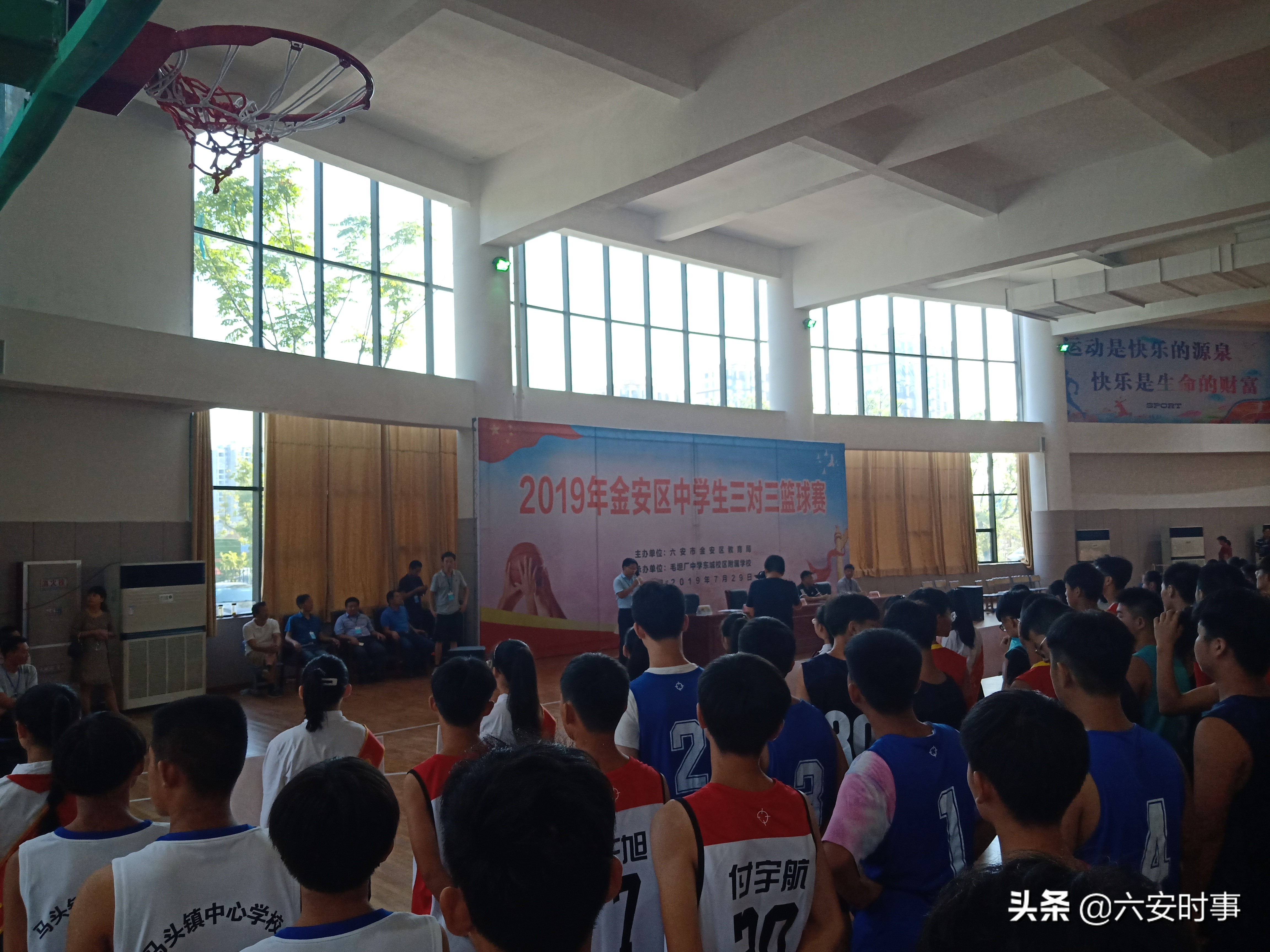 孙岗镇区级“三对三”中学生篮球赛收获喜人