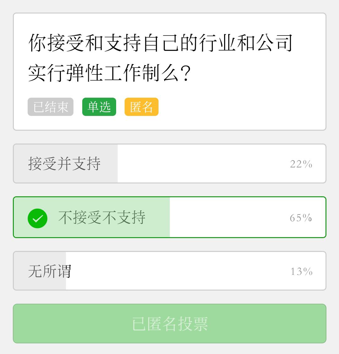 拜托，金融民工，真的不需要弹性工作制