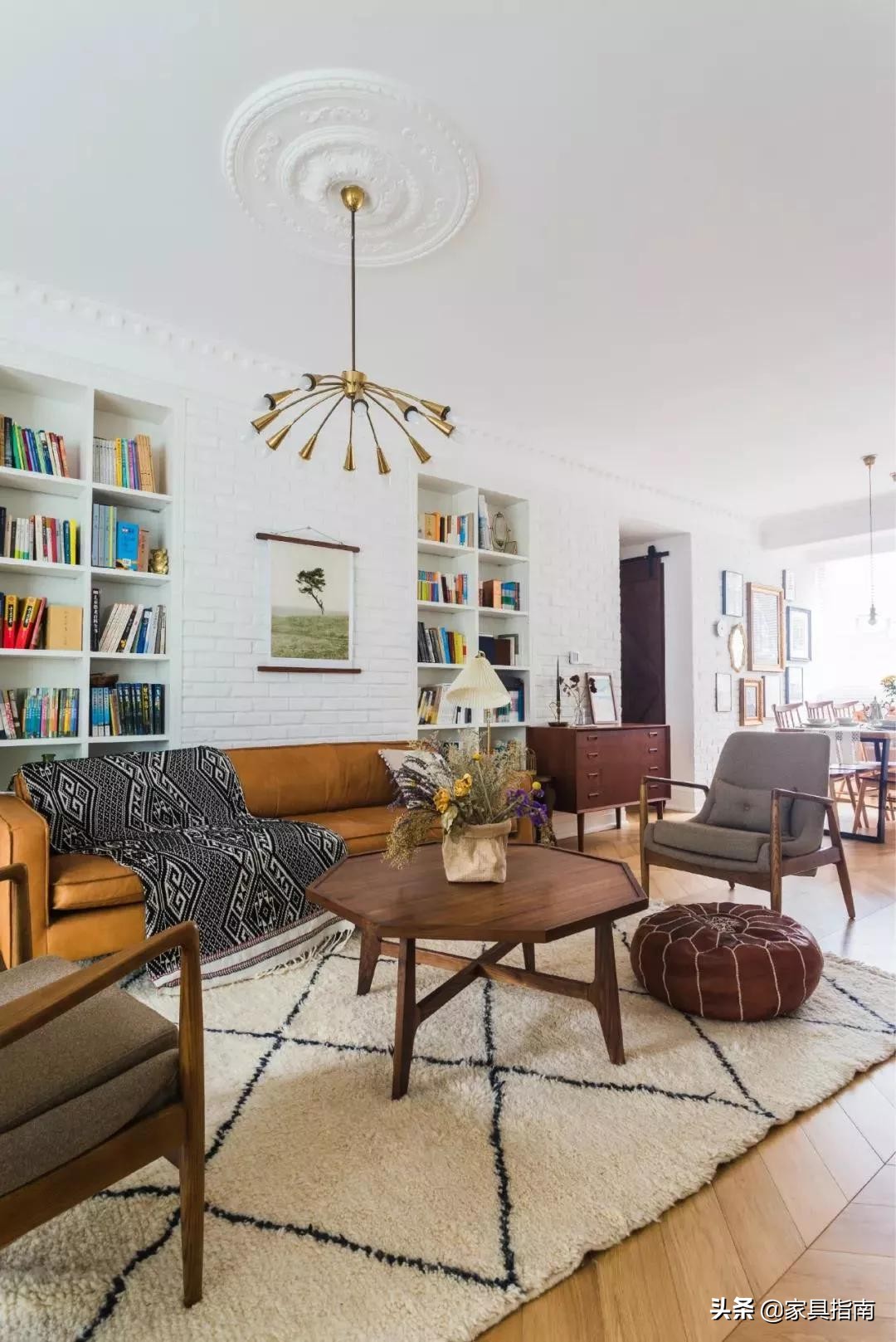 上海宝妈把145㎡四室打造成复古殿堂,成为家居行业的热搜榜